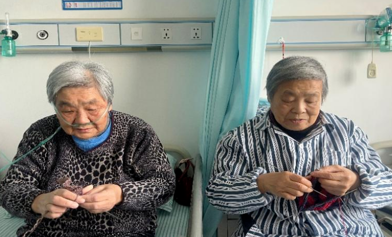 记录病房里一对姐妹花的特殊缘分